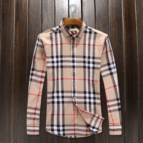 replica burberry shirts mens|burberry plaid shirt look alike.